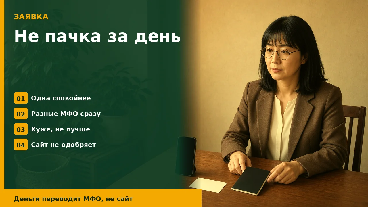 Человек с телефоном и картой: Сколько заявок не отправлять в один день